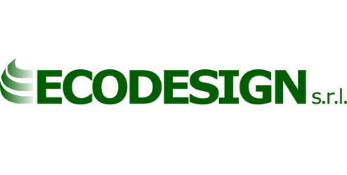 Ecodesign logo azienda plastica riciclo raccolta produzione