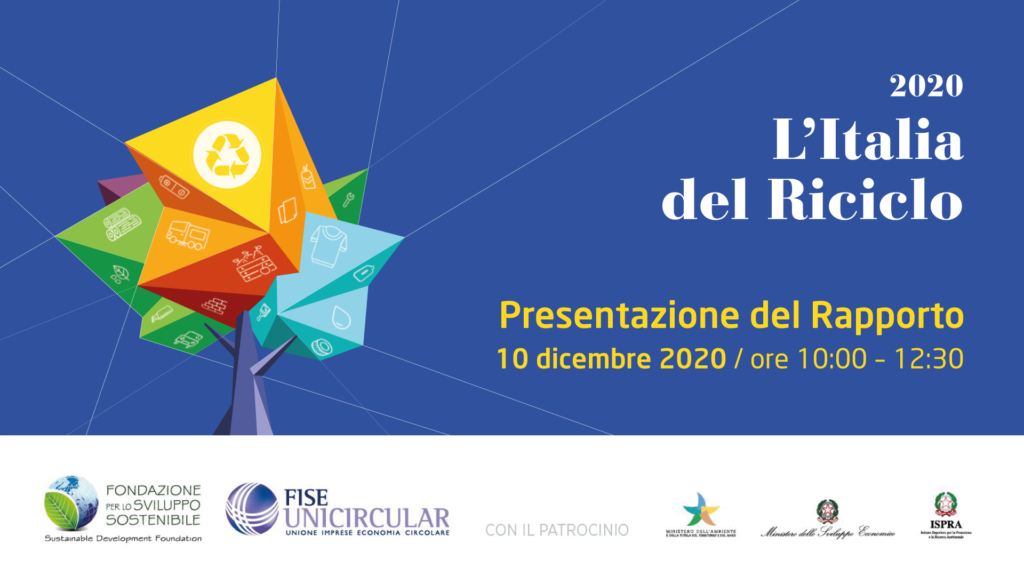 Italia del Riciclo 2020 consorzio C.A.R.P.I. Carpi riciclo plastica rapporto fondazione sviluppo sostenibile